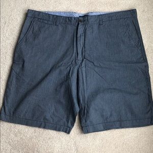 Club Room Mens Navy Stripe Classic Shorts Waist 40